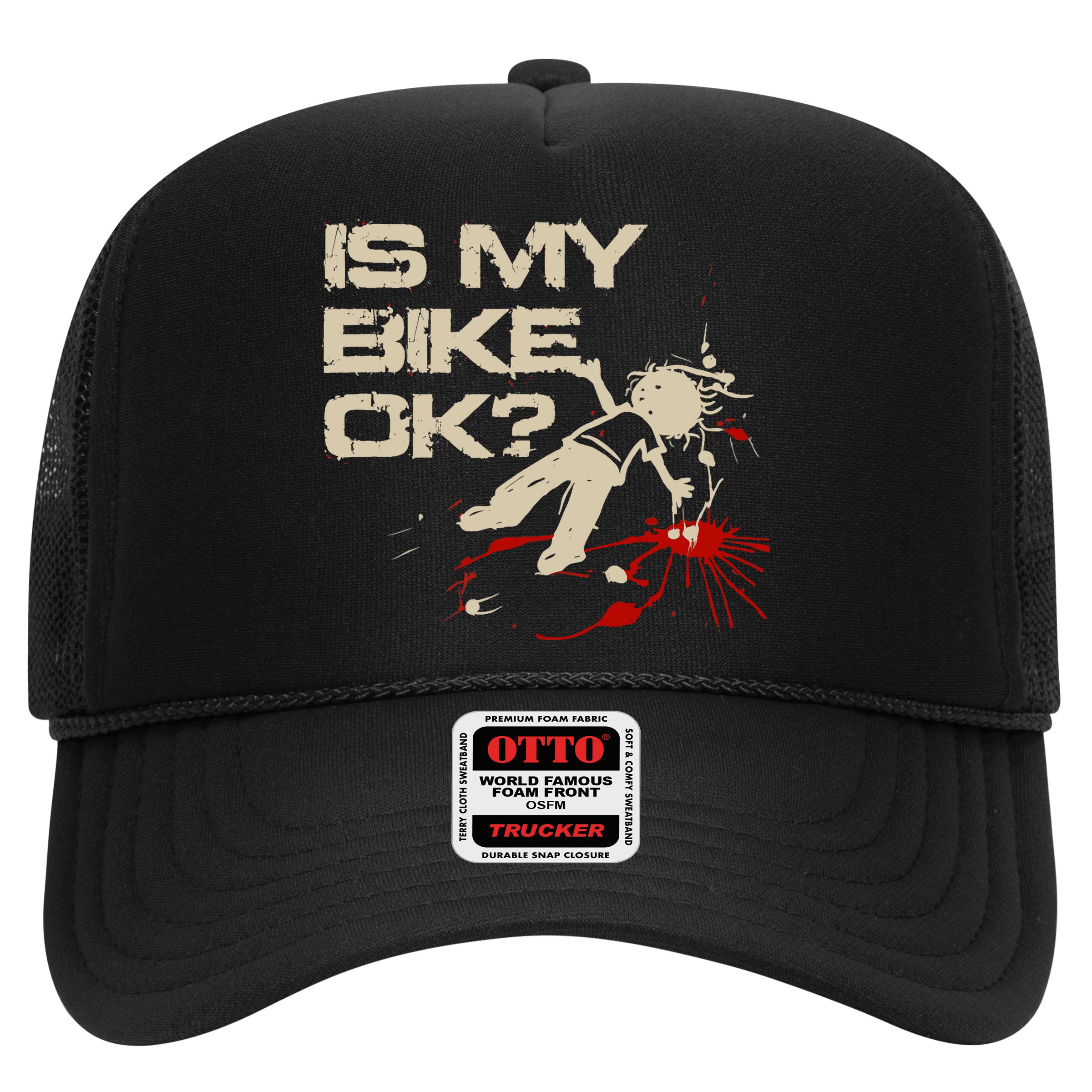Is My Bike Ok Okay ? Funny BMX Dirt Bike Motorcycle Cycling Hat
