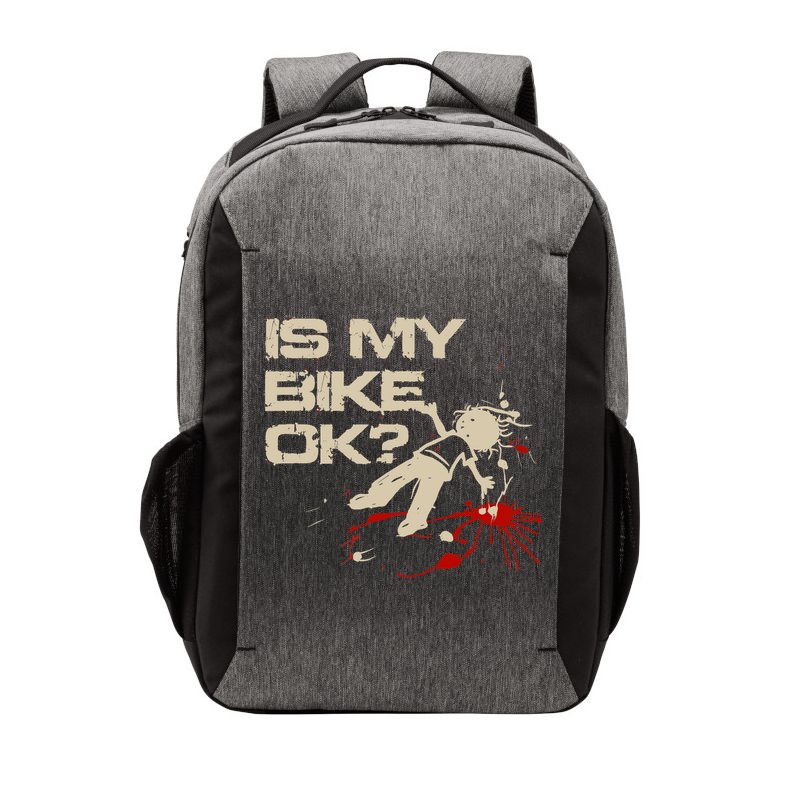 Is My Bike Ok Okay ? Funny BMX Dirt Bike Motorcycle Cycling Vector Backpack