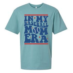 In My Baseball Mom Era Groovy Baseball Mom Team MotherS Day Gift Sueded Cloud Jersey T-Shirt