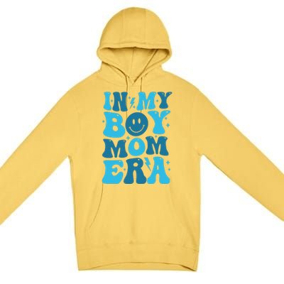 In My Boy Mom Era Premium Pullover Hoodie