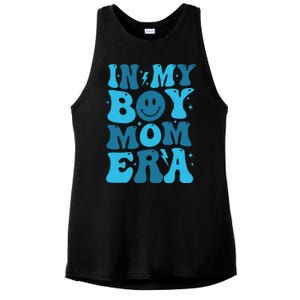 In My Boy Mom Era Ladies PosiCharge Tri-Blend Wicking Tank