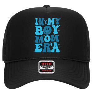 In My Boy Mom Era High Crown Mesh Back Trucker Hat