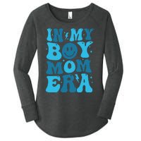 In My Boy Mom Era Women's Perfect Tri Tunic Long Sleeve Shirt