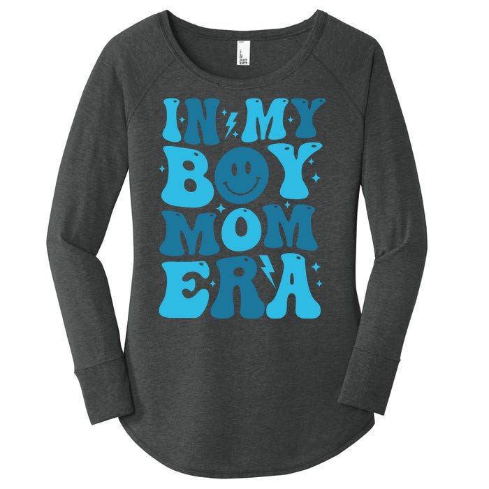 In My Boy Mom Era Women's Perfect Tri Tunic Long Sleeve Shirt