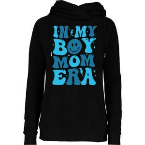 In My Boy Mom Era Womens Funnel Neck Pullover Hood