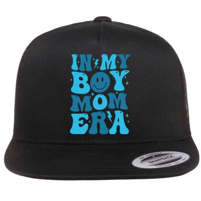 In My Boy Mom Era Flat Bill Trucker Hat