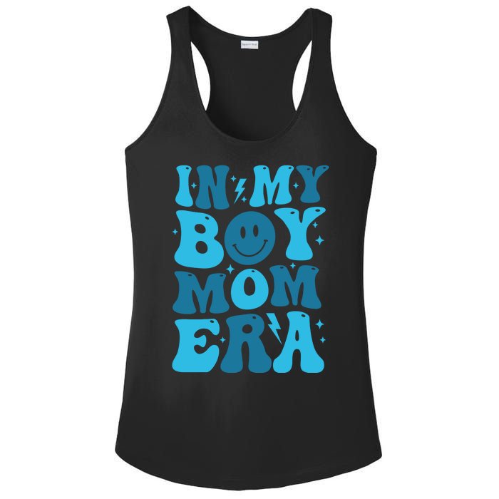 In My Boy Mom Era Ladies PosiCharge Competitor Racerback Tank