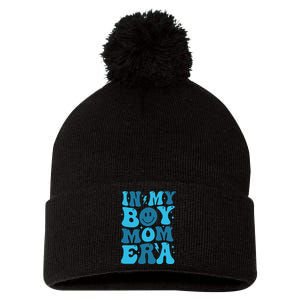 In My Boy Mom Era Pom Pom 12in Knit Beanie