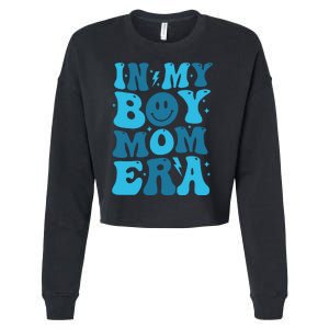 In My Boy Mom Era Cropped Pullover Crew