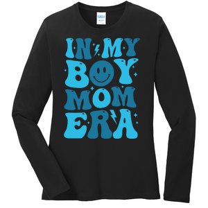 In My Boy Mom Era Ladies Long Sleeve Shirt