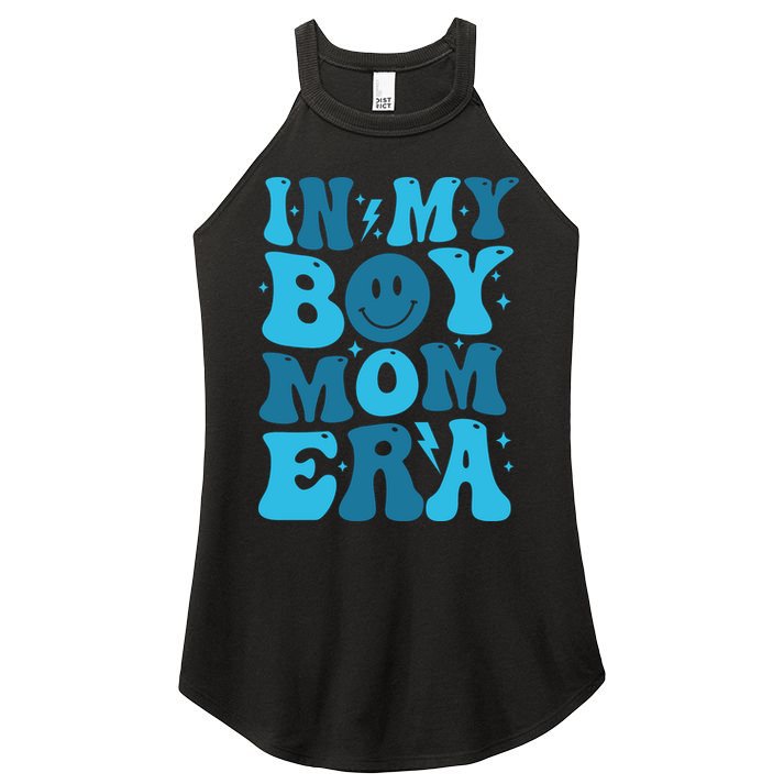 In My Boy Mom Era Women's Perfect Tri Rocker Tank