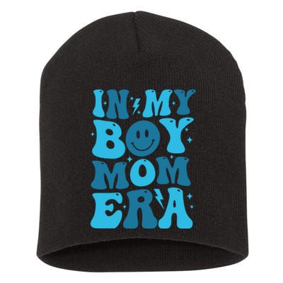 In My Boy Mom Era Short Acrylic Beanie