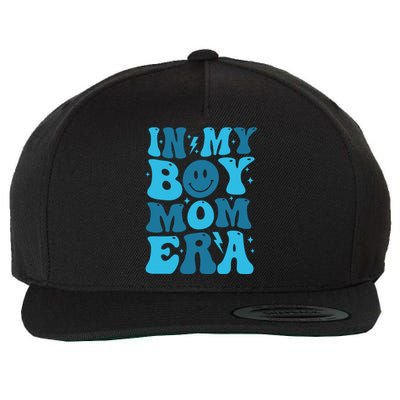 In My Boy Mom Era Wool Snapback Cap