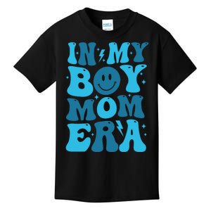 In My Boy Mom Era Kids T-Shirt