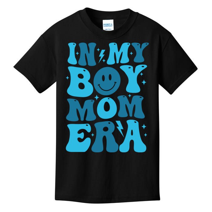 In My Boy Mom Era Kids T-Shirt