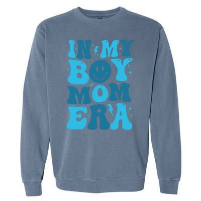 In My Boy Mom Era Garment-Dyed Sweatshirt