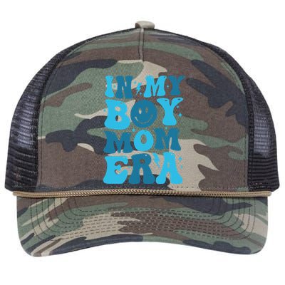 In My Boy Mom Era Retro Rope Trucker Hat Cap