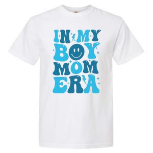 In My Boy Mom Era Garment-Dyed Heavyweight T-Shirt