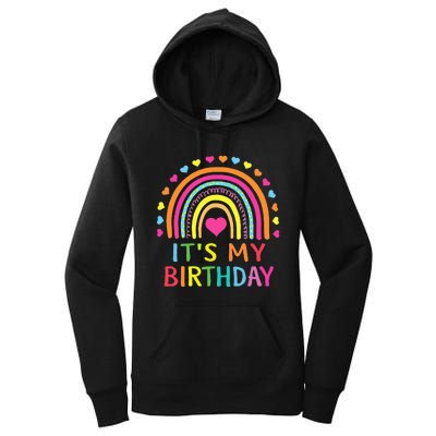 It's My Birthday Gift Rainbow Women's Pullover Hoodie