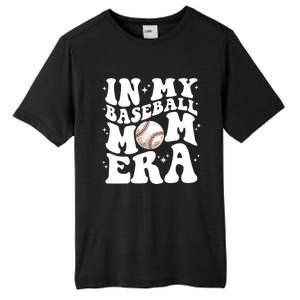 In My Baseball Mom Era Retro Groovy Baseball Mama Meaningful Gift Tall Fusion ChromaSoft Performance T-Shirt