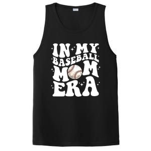 In My Baseball Mom Era Retro Groovy Baseball Mama Meaningful Gift PosiCharge Competitor Tank