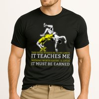 It Must Be Earned Wrestling Cooling Performance Crew T-Shirt