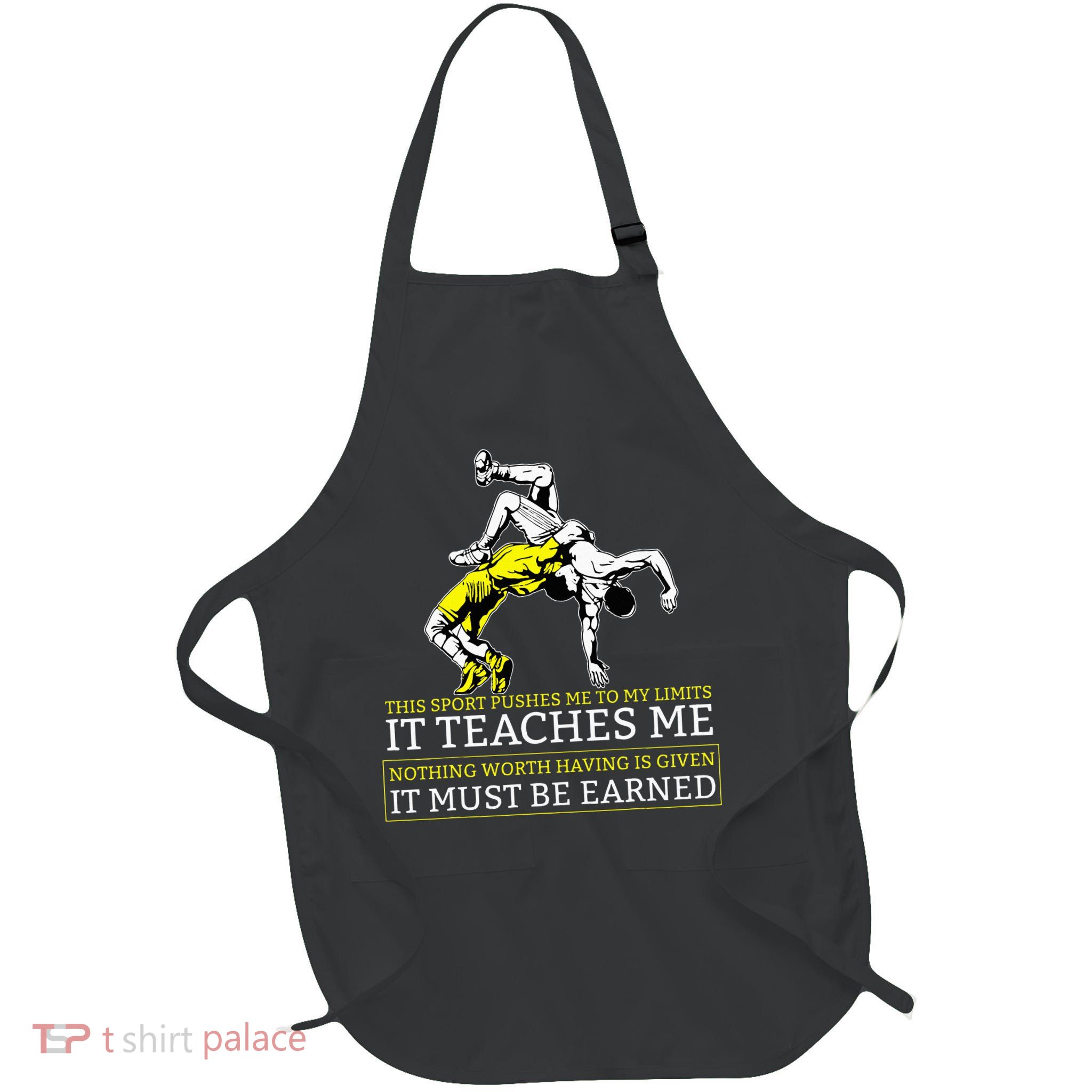 It Must Be Earned Wrestling Apron