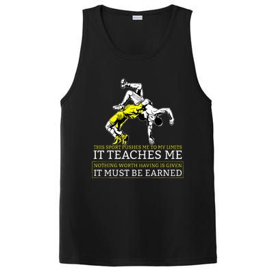 It Must Be Earned Wrestling PosiCharge Competitor Tank