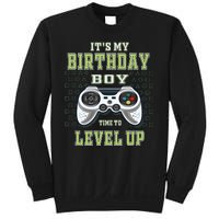 Its My Birthday Boy Time To Level Up Video Game Sweatshirt