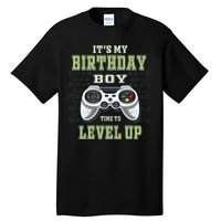 Its My Birthday Boy Time To Level Up Video Game Tall T-Shirt