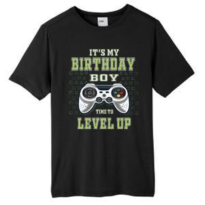 Its My Birthday Boy Time To Level Up Video Game Tall Fusion ChromaSoft Performance T-Shirt