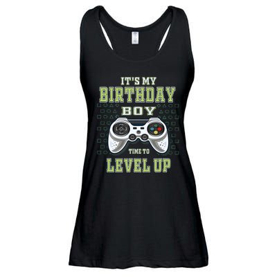 Its My Birthday Boy Time To Level Up Video Game Ladies Essential Flowy Tank