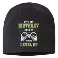 Its My Birthday Boy Time To Level Up Video Game Sustainable Beanie