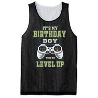 Its My Birthday Boy Time To Level Up Video Game Mesh Reversible Basketball Jersey Tank