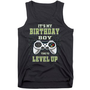 Its My Birthday Boy Time To Level Up Video Game Tank Top