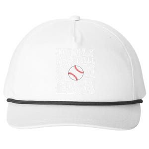 In My Baseball Mom Era Baseball Mama Game Day Mothers Day Snapback Five-Panel Rope Hat