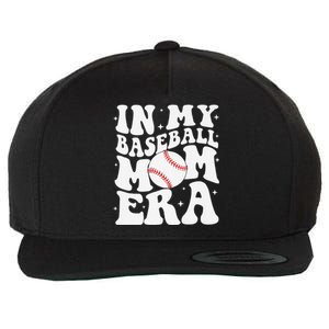 In My Baseball Mom Era Baseball Mama Game Day Mothers Day Wool Snapback Cap