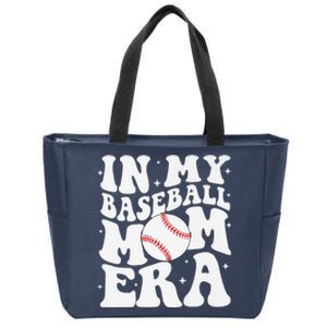 In My Baseball Mom Era Baseball Mama Game Day Mothers Day Zip Tote Bag