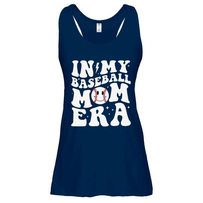 In My Baseball Mom Era Groovy Baseball Mom Team MotherS Day Ladies Essential Flowy Tank