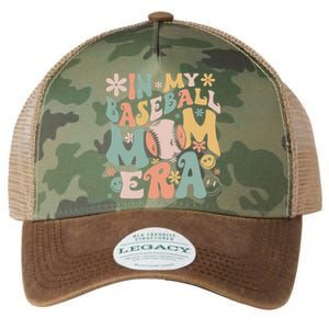 In My Baseball Mom Era Funny Baseball Mama Mothers Day Gifts Legacy Tie Dye Trucker Hat