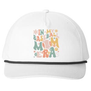 In My Baseball Mom Era Funny Baseball Mama Mothers Day Gifts Snapback Five-Panel Rope Hat