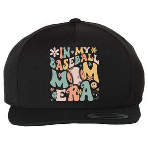 In My Baseball Mom Era Funny Baseball Mama Mothers Day Gifts Wool Snapback Cap