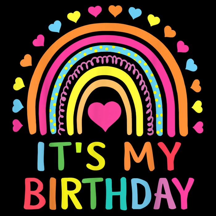 It's My Birthday Gift Rainbow Cooling Performance Crew T-Shirt