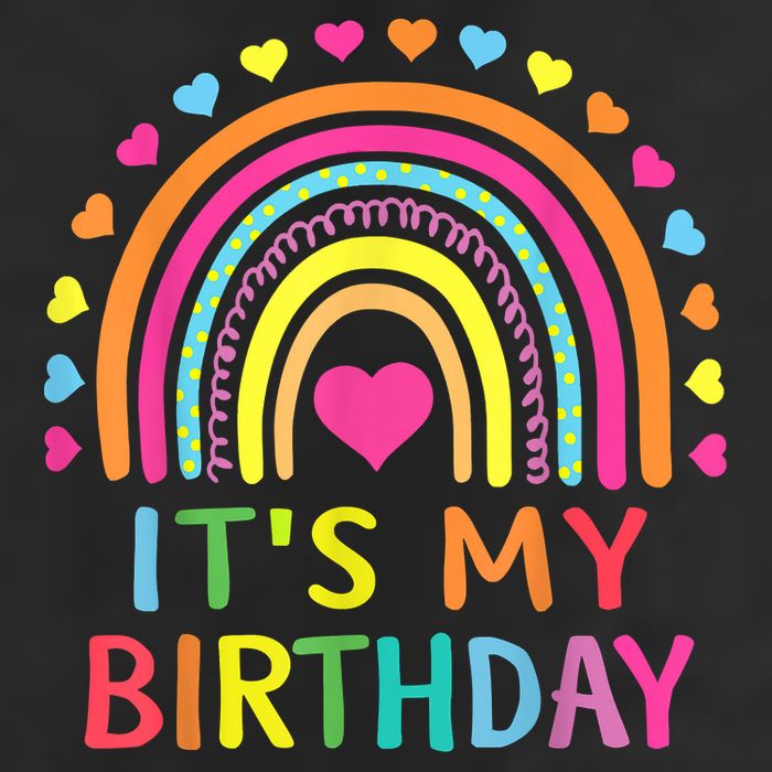 It's My Birthday Gift Rainbow 11oz C Handle Ceramic Mug