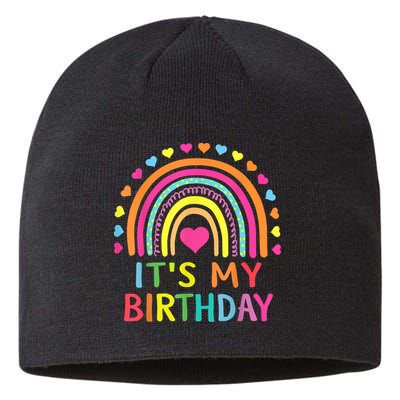 It's My Birthday Gift Rainbow Sustainable Beanie