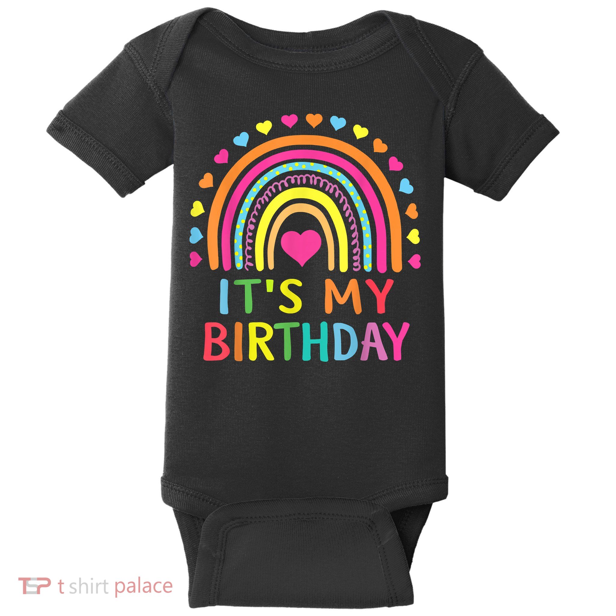 It's My Birthday Gift Rainbow Baby Bodysuit