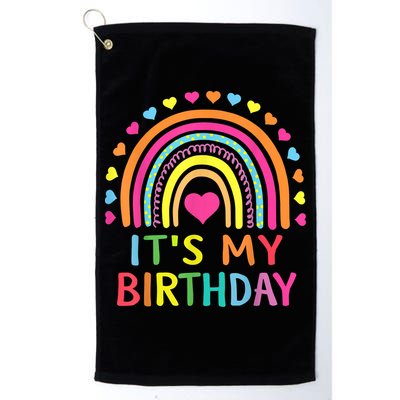 It's My Birthday Gift Rainbow Golf Towel