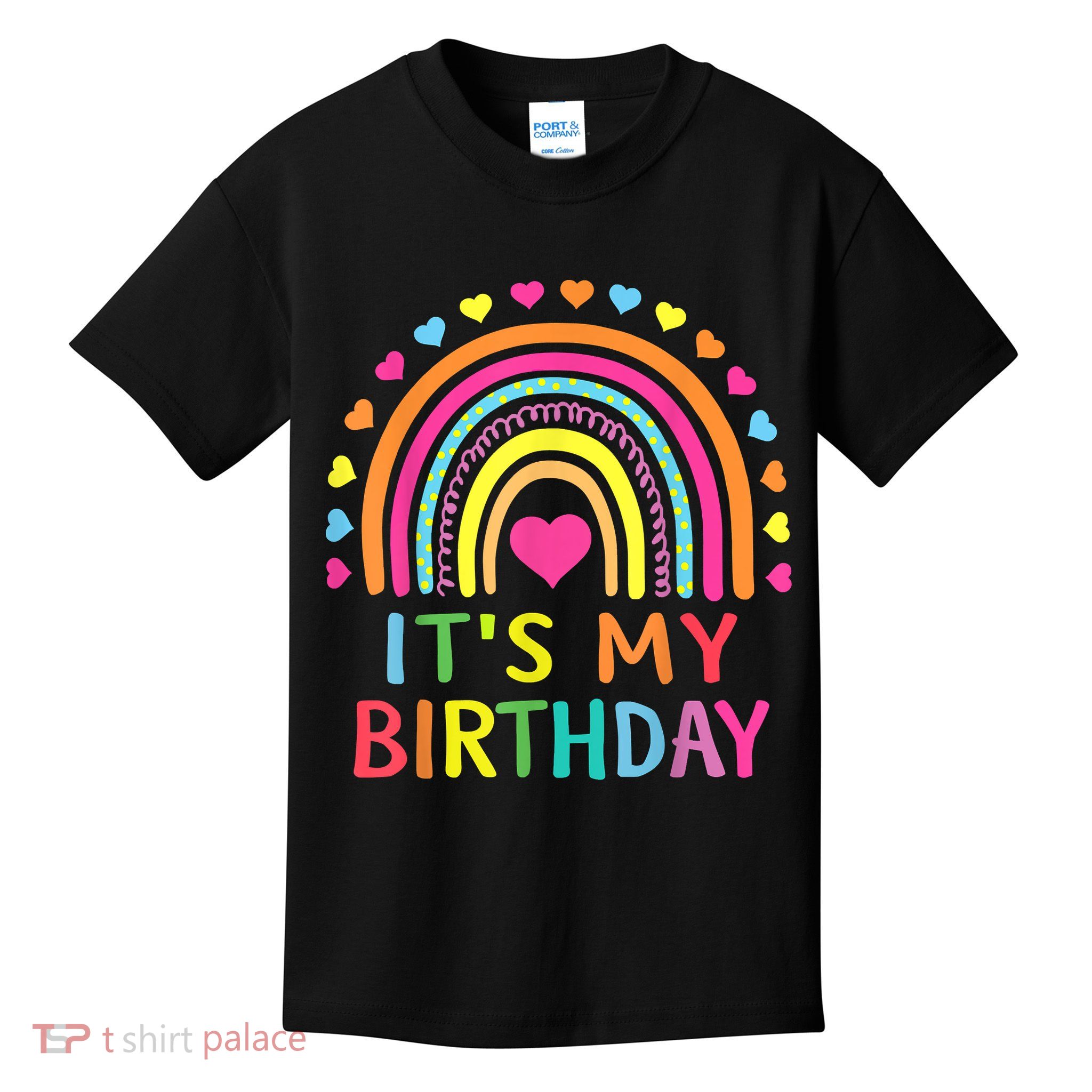 It's My Birthday Gift Rainbow Kids T-Shirt