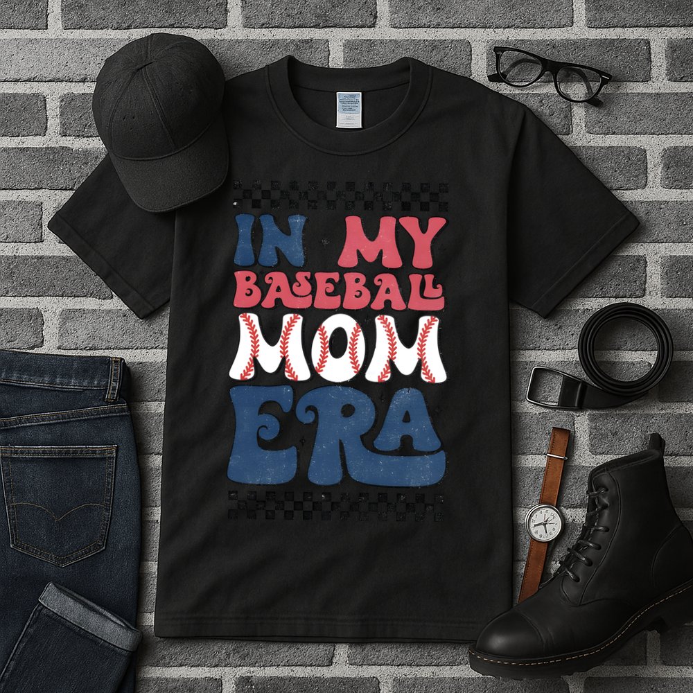 In My Baseball Mom Era Tall T-Shirt