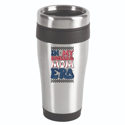 In My Baseball Mom Era 16oz Travel Tumbler